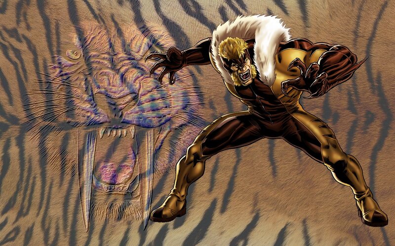 Tiger-like Superhero