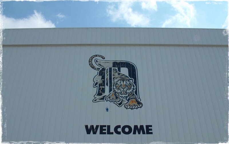 Tiger Logo on Building