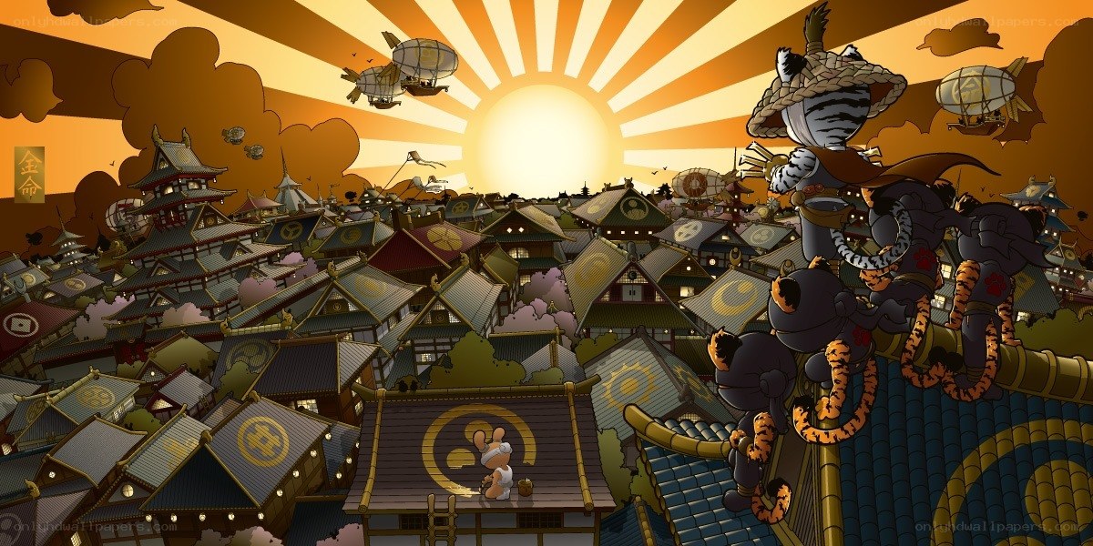 Tiger ninjas in ancient Japan