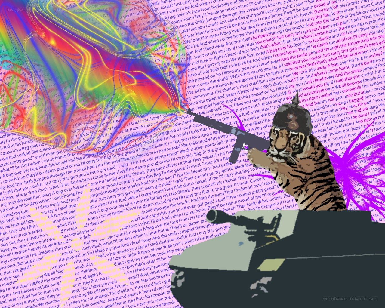tiger soldier with tank
