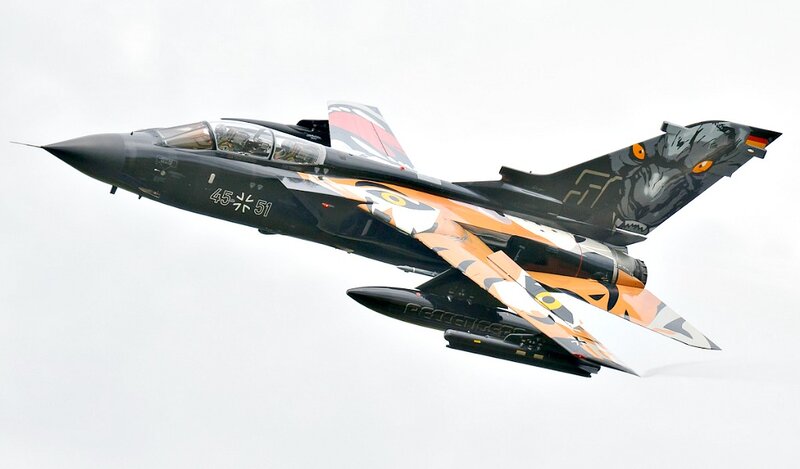 Tiger-stripe Jet Fighter