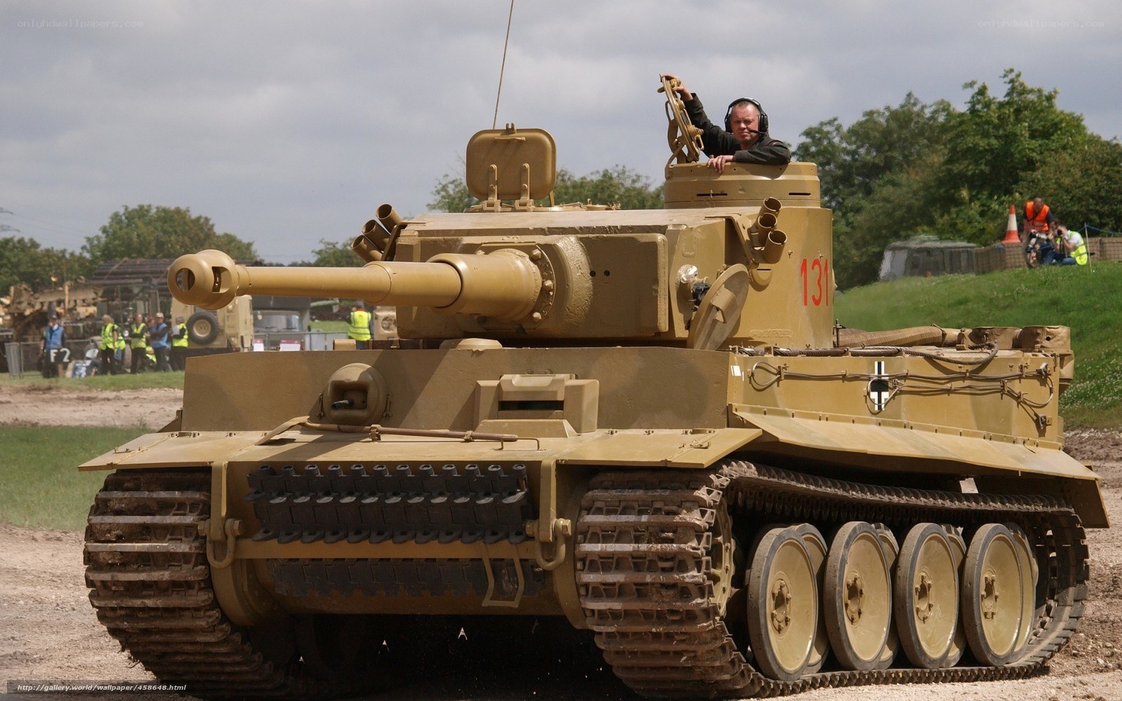 Tiger tank at military event