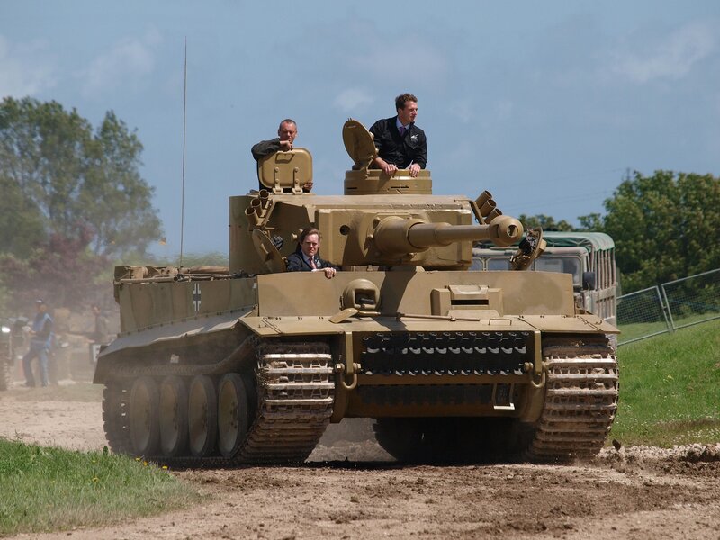 Tiger Tank on Dirt