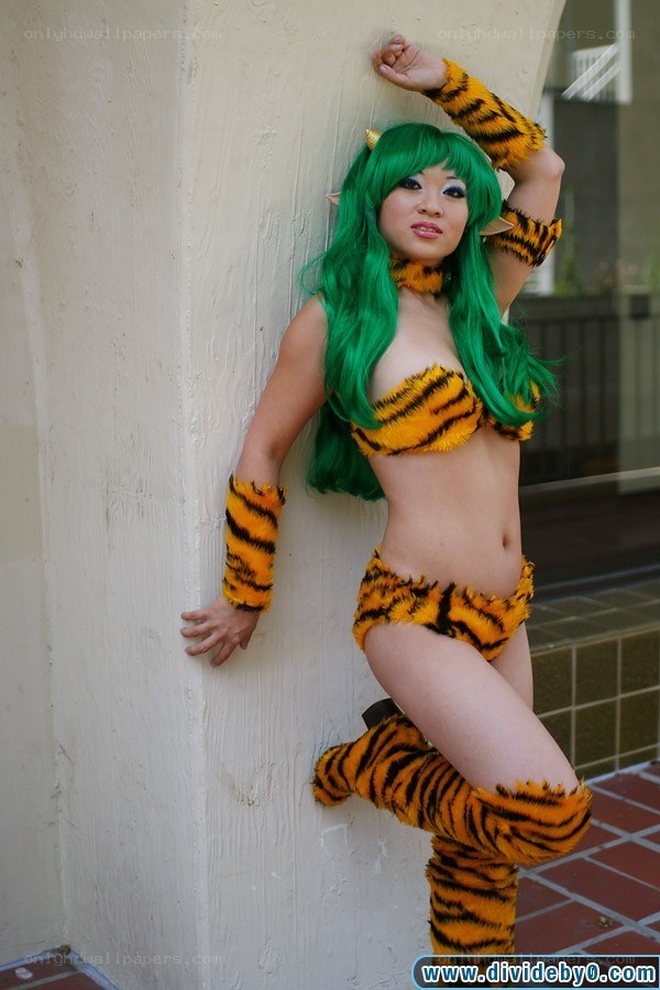 tiger-themed cosplay costume