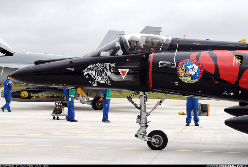 Tiger-themed Jet Aircraft