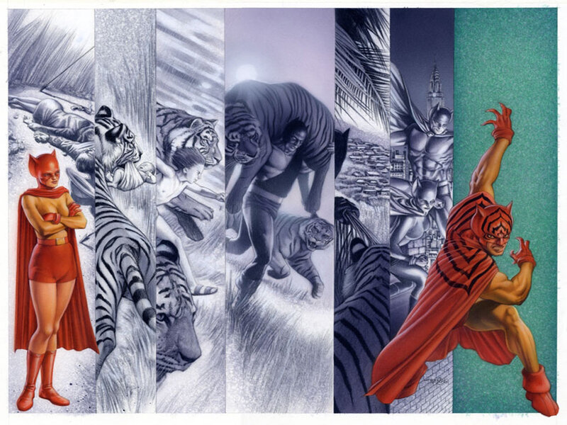 Tiger-themed Superhero — Red