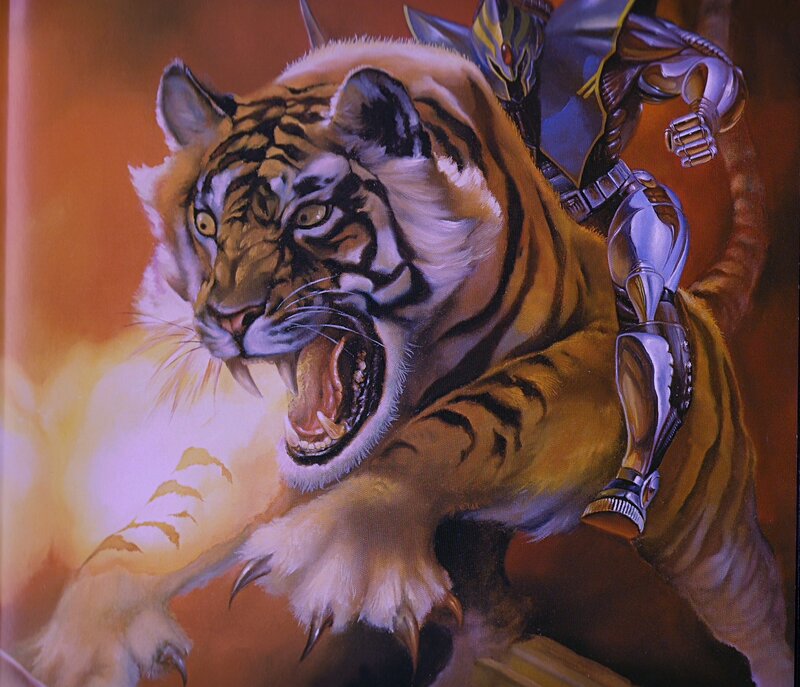 Tiger with Rider