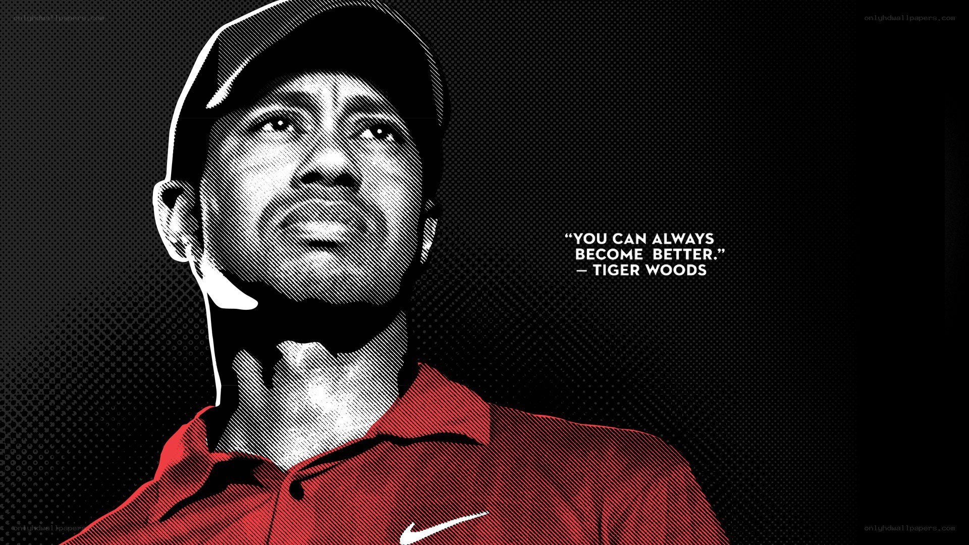 Tiger Woods motivational quote