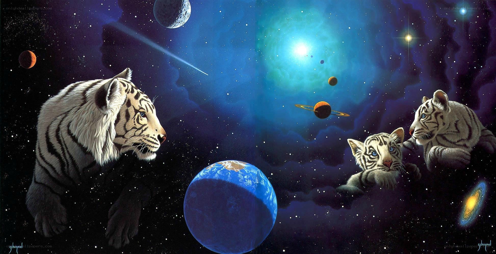 tigers in space