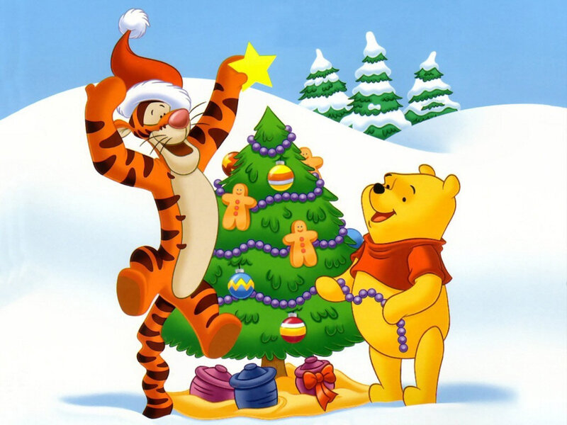 Tigger and Winnie the Pooh — Green