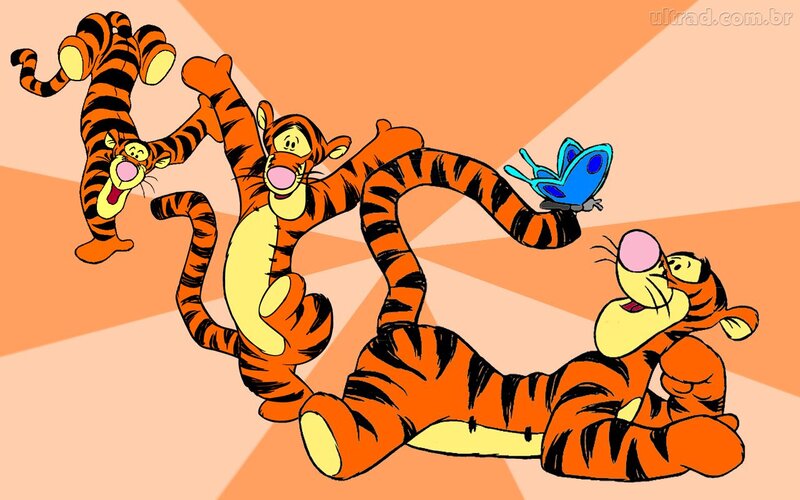 Tigger Character in Motion