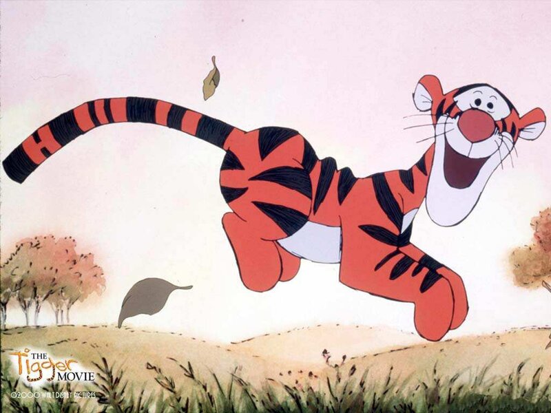 Tigger Running in Field