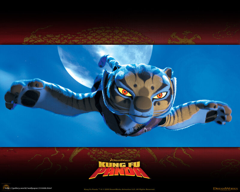 Tigress in action from Kung Fu Panda