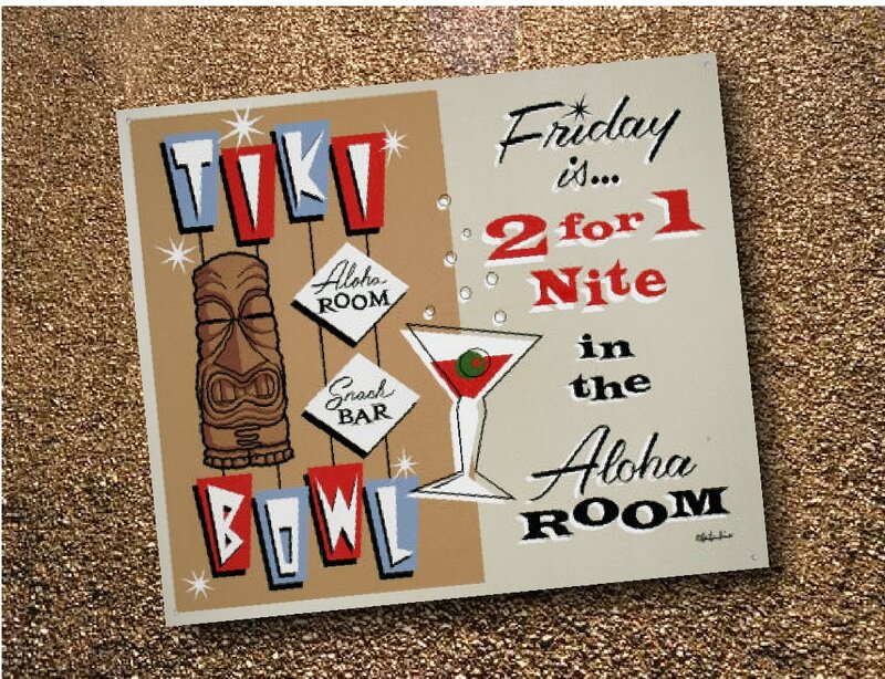 Tiki Bowl Sign