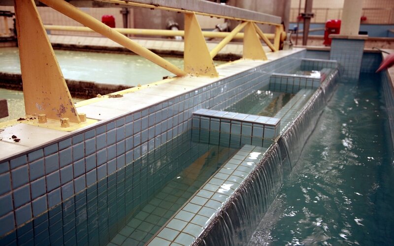 Tiled Water Channel