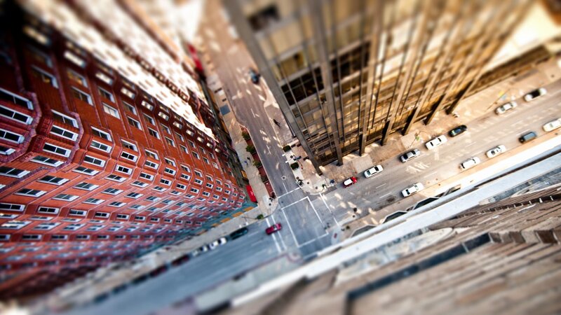 Tilt-shift City Street