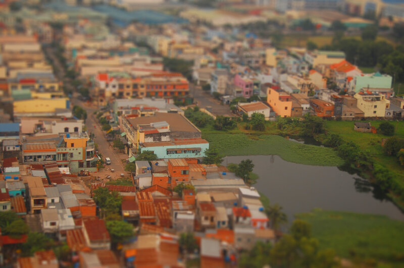 Tilt-shift Cityscape — Green