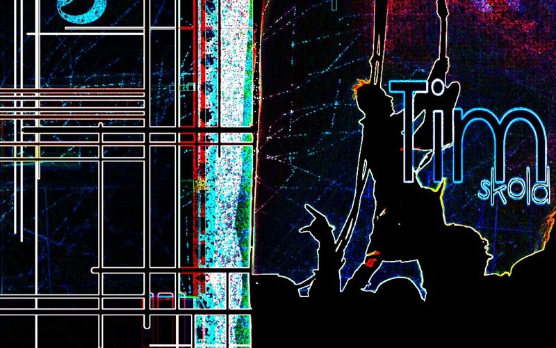 Tim Skold neon art