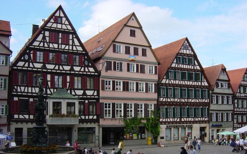 Timber-framed Buildings — Brown, Calm, Afternoon