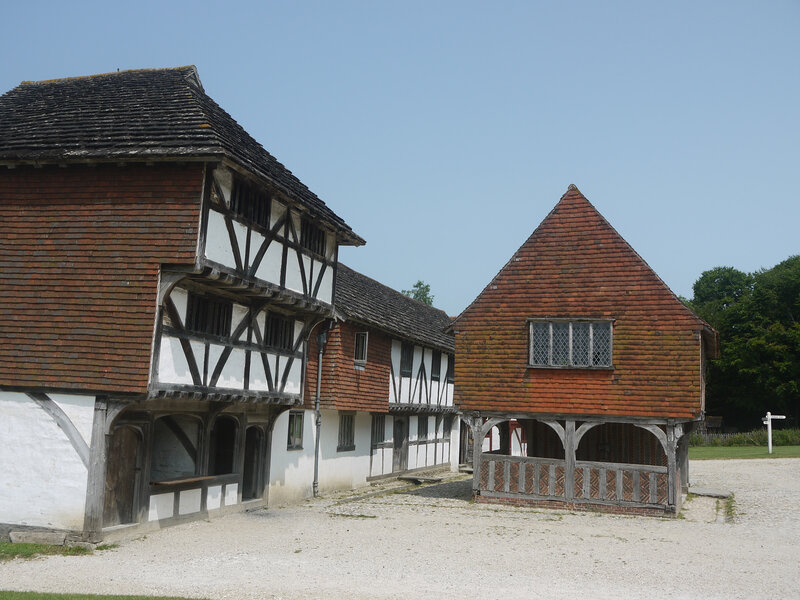 Timber-framed Buildings — White, Serene