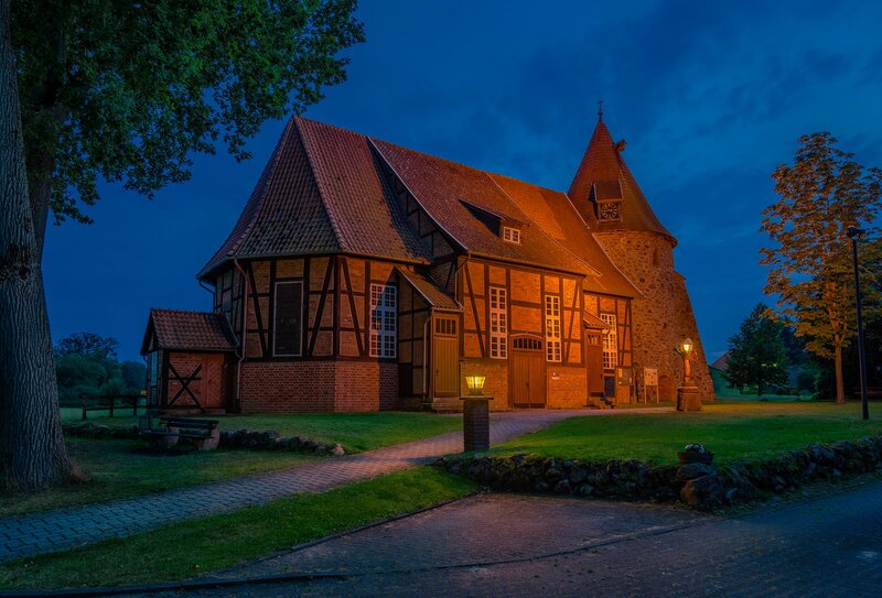 Timber-framed Church