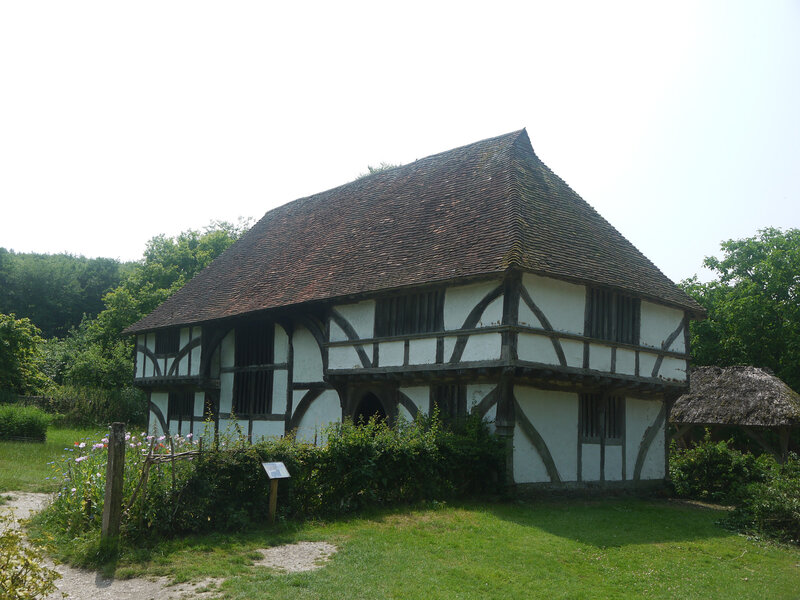 Timber-framed House — Green, Serene