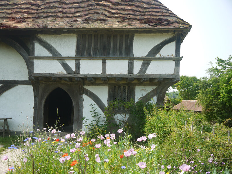 Timber-framed House — White