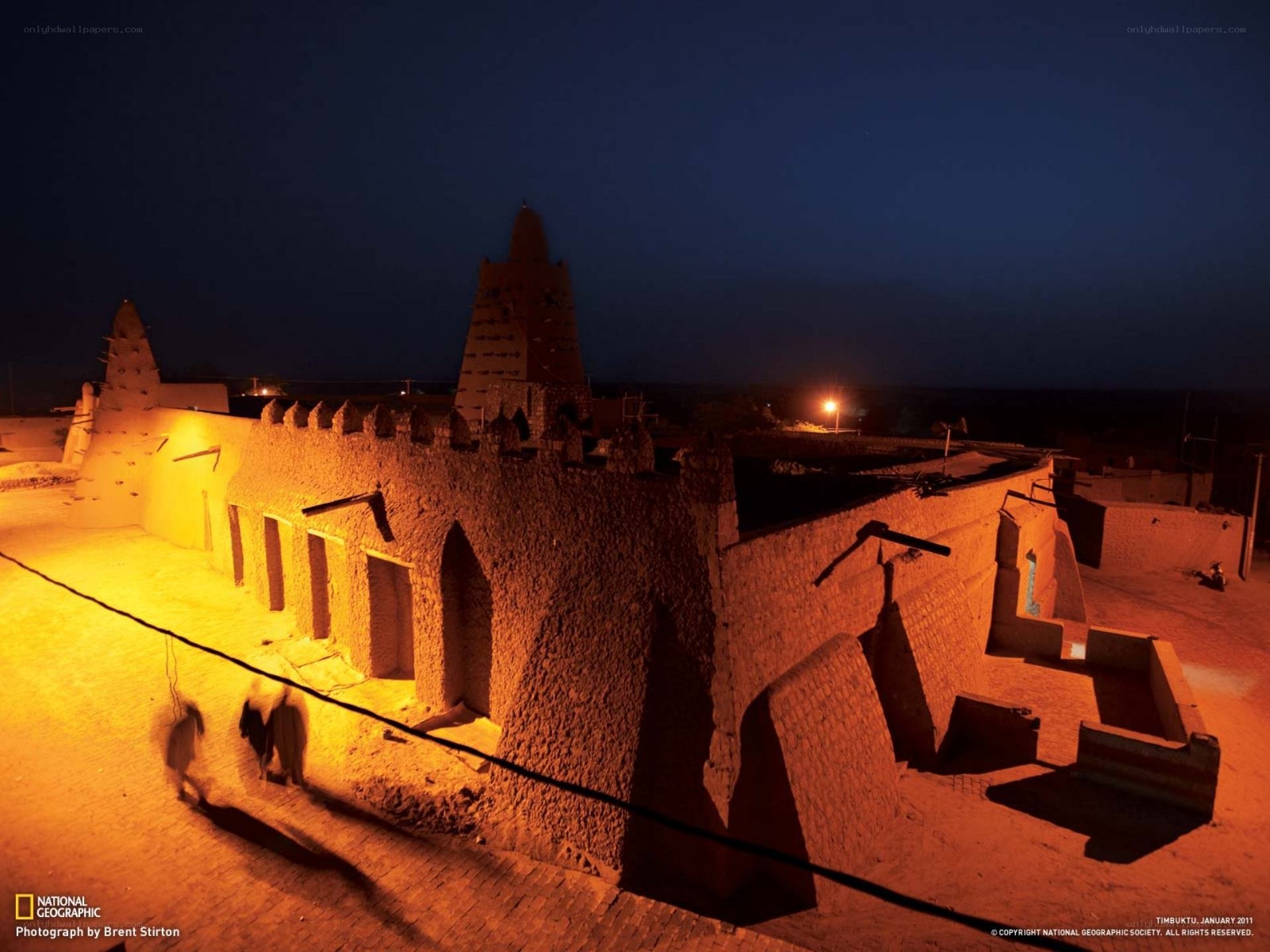 Timbuktu at night