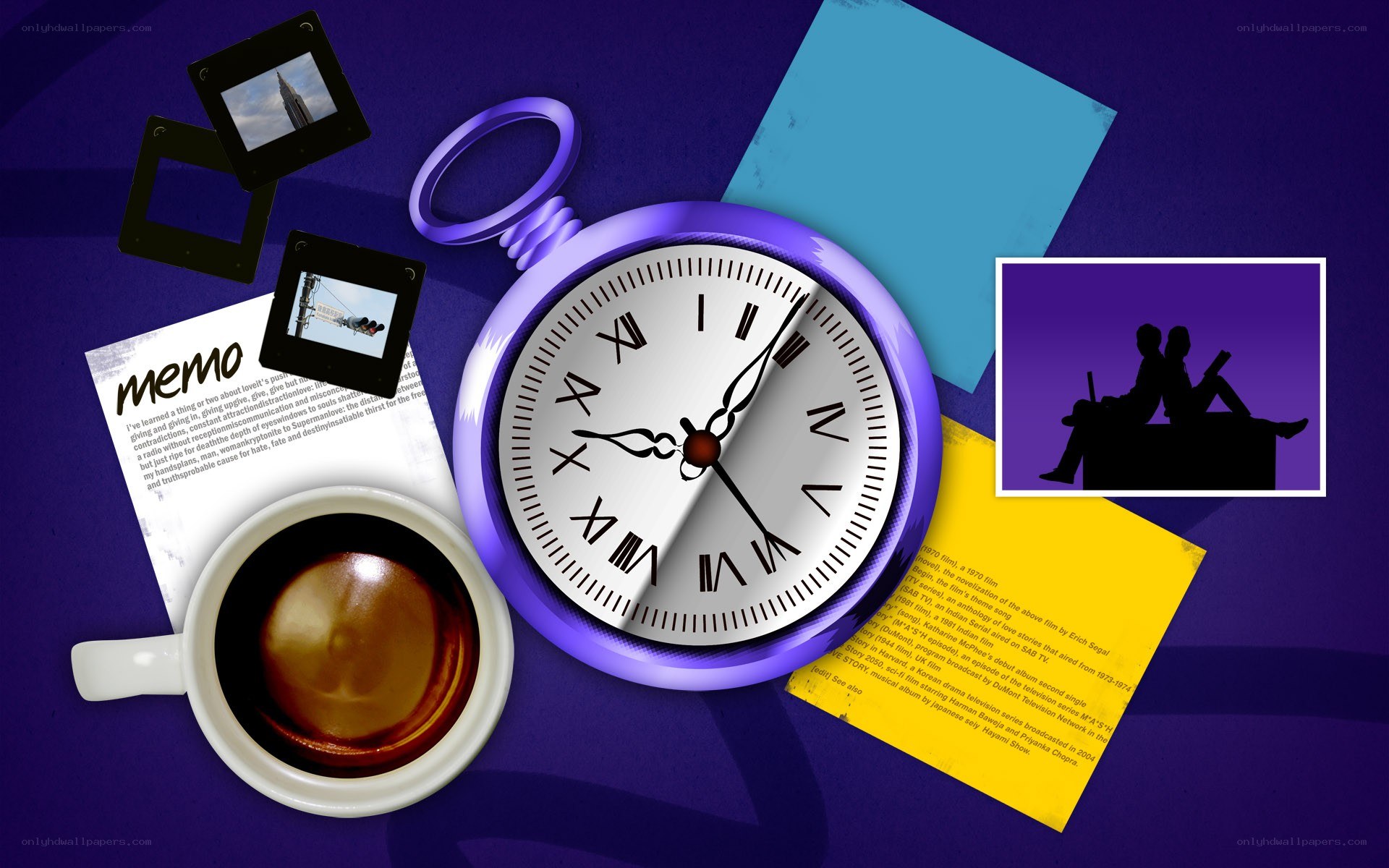 time and memories collage