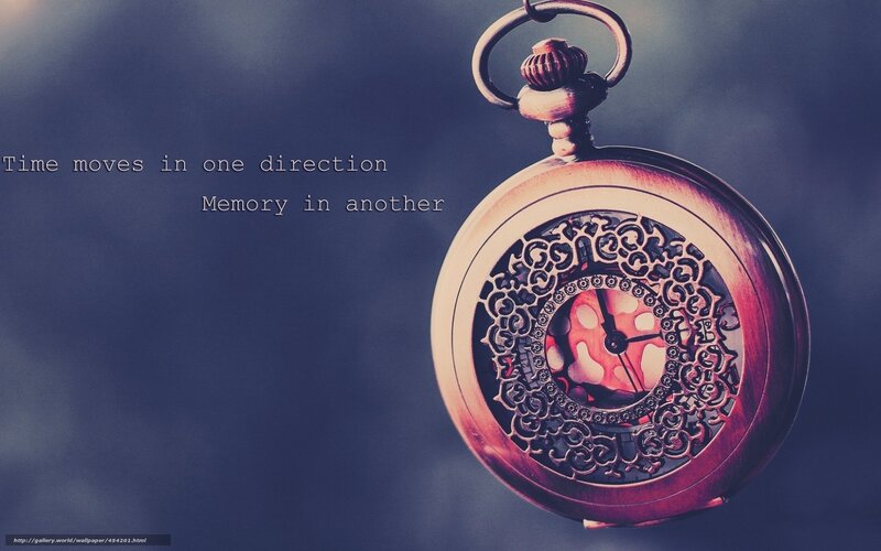 Time and memory pocket watch