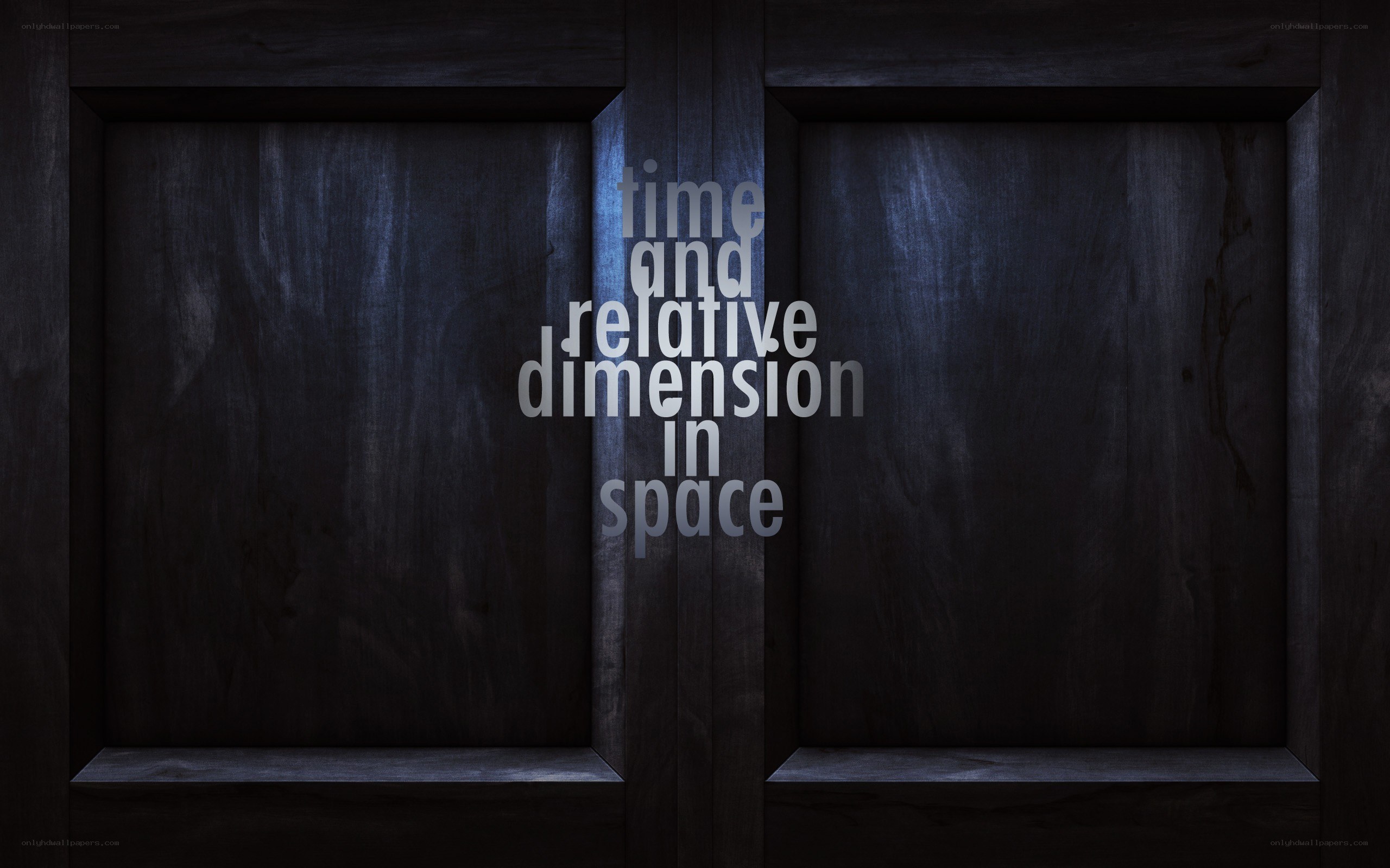 time and relative dimension in space