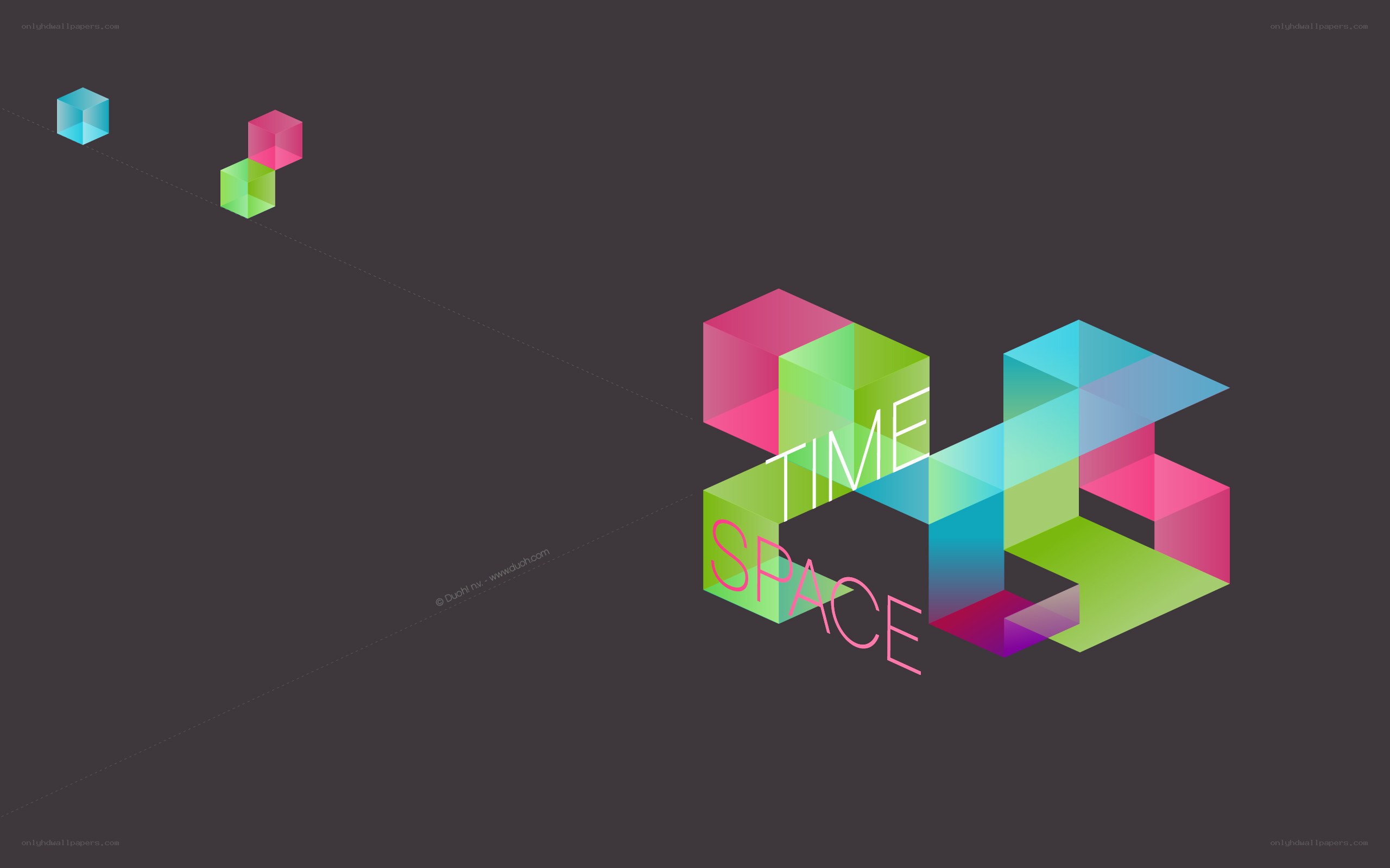 Time and Space Abstract Art