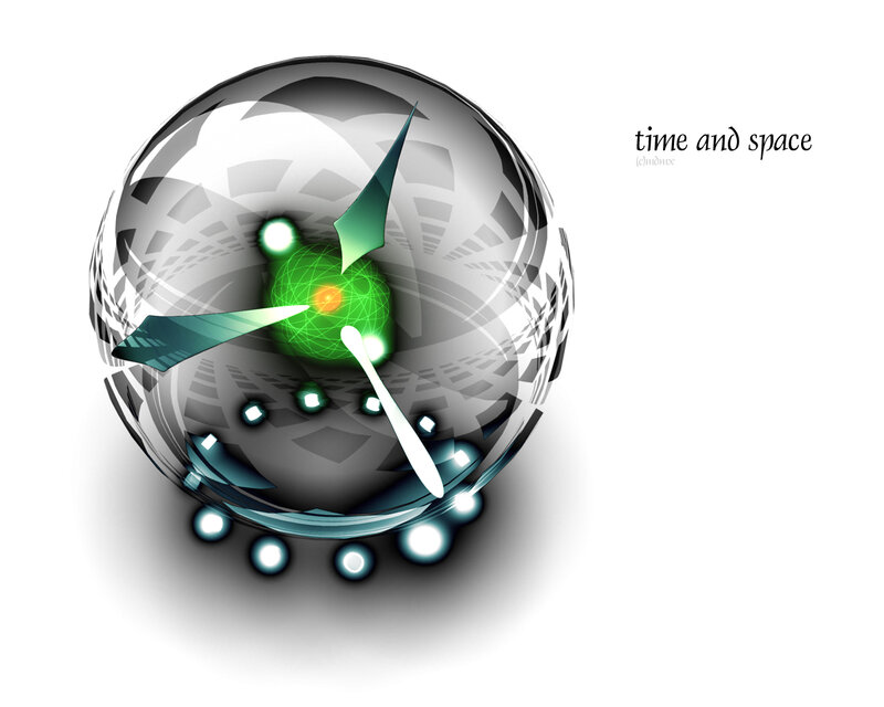 time and space clock