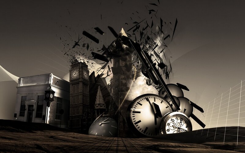Time breaking apart