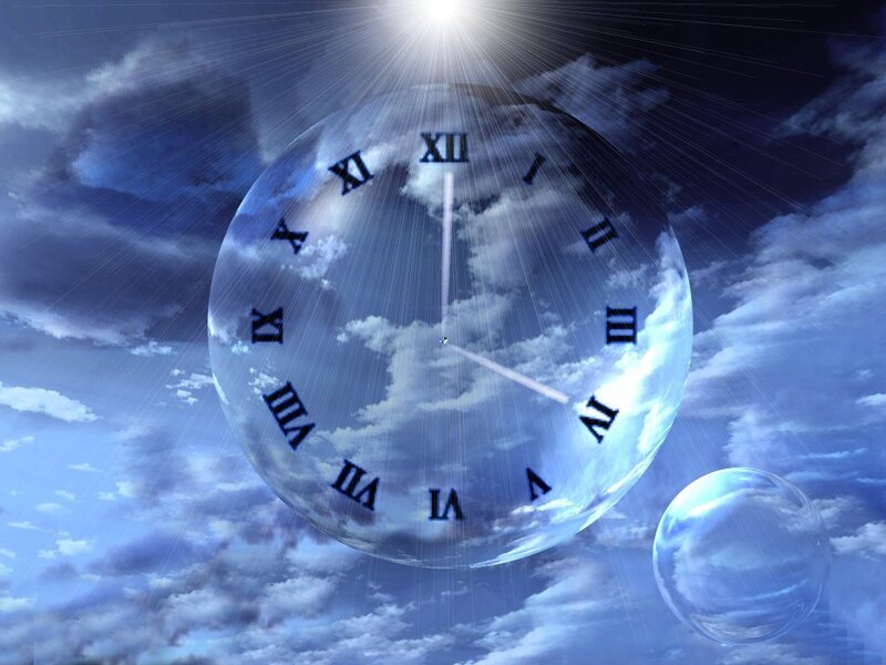 Time clock in the sky