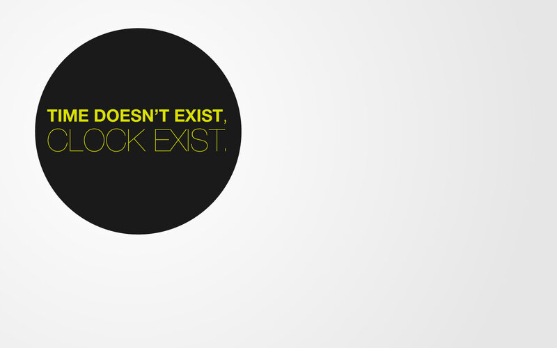 Time doesn't exist