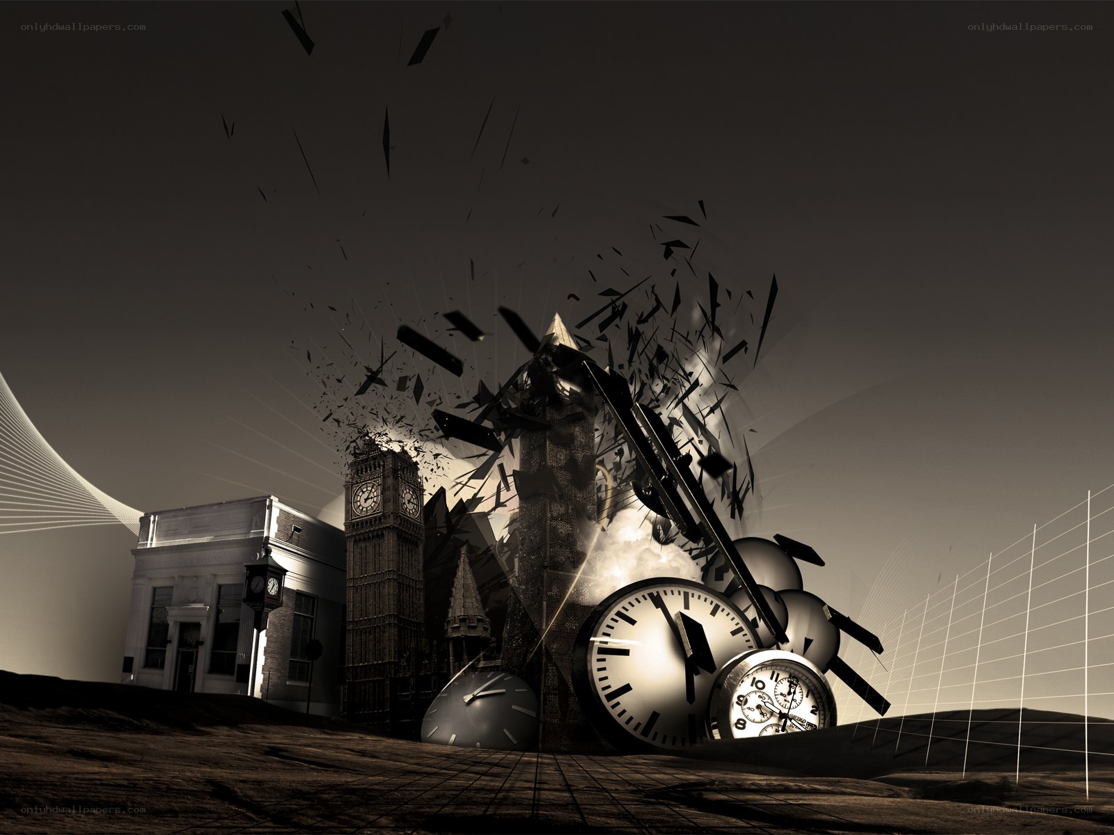 Time Explosion Concept