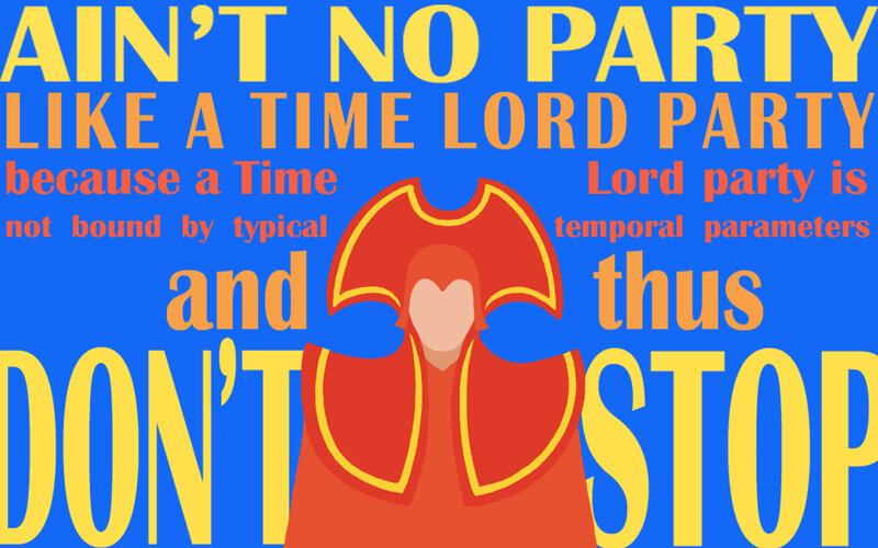 Time Lord Party Poster