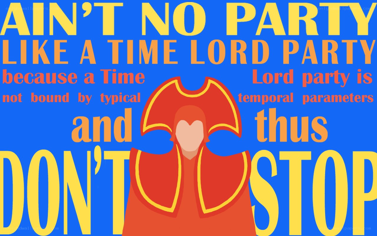 Time Lord Party Poster
