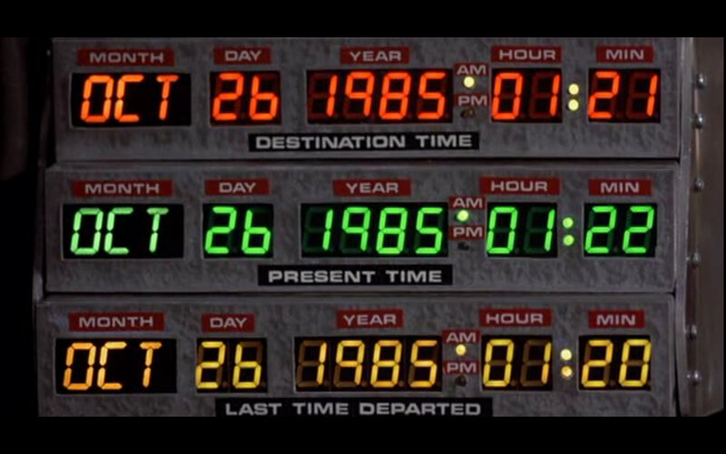 Time Machine Display — Red