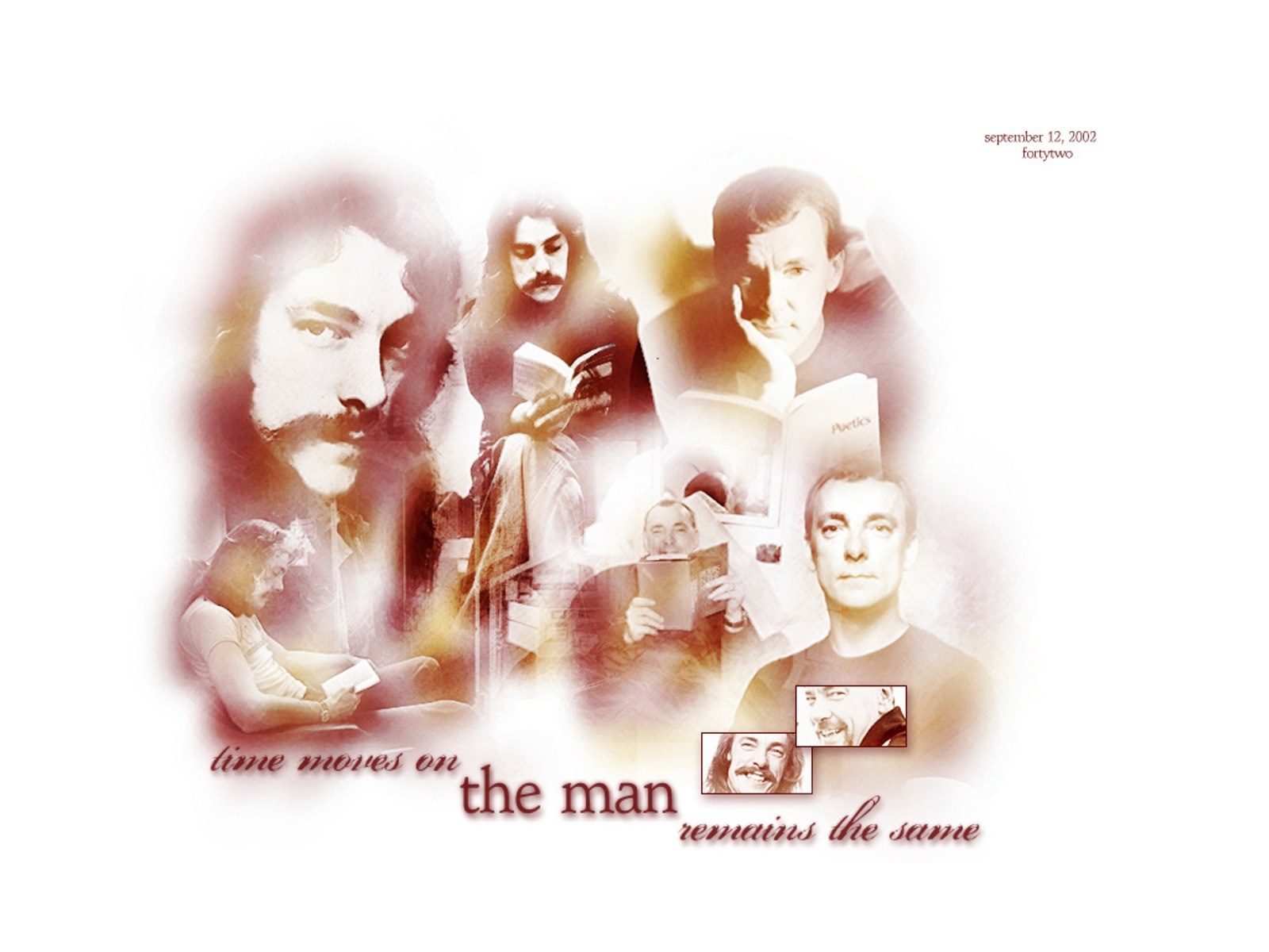 time moves on the man remains the same