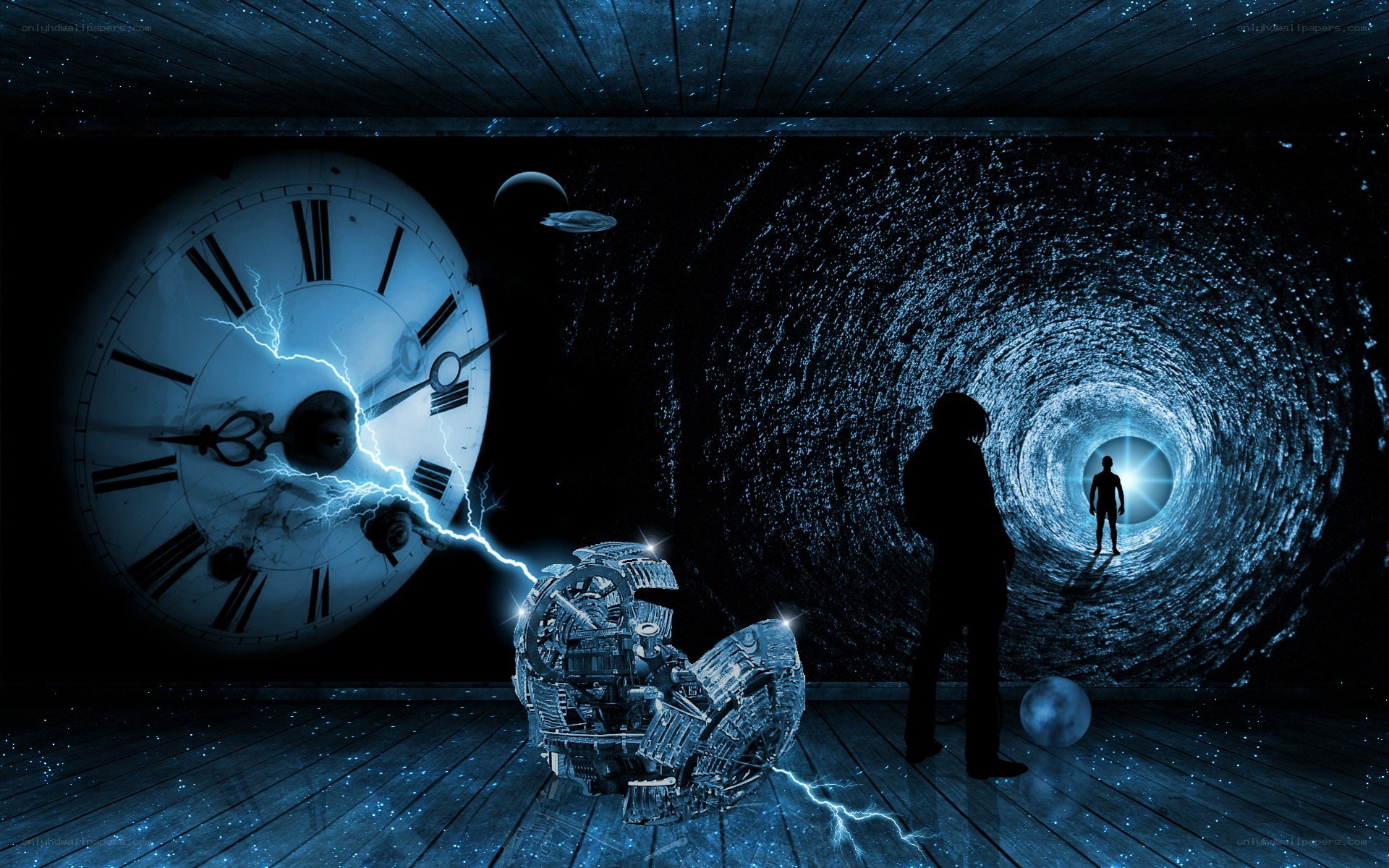 Time travel concept art
