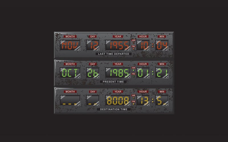 time travel device interface