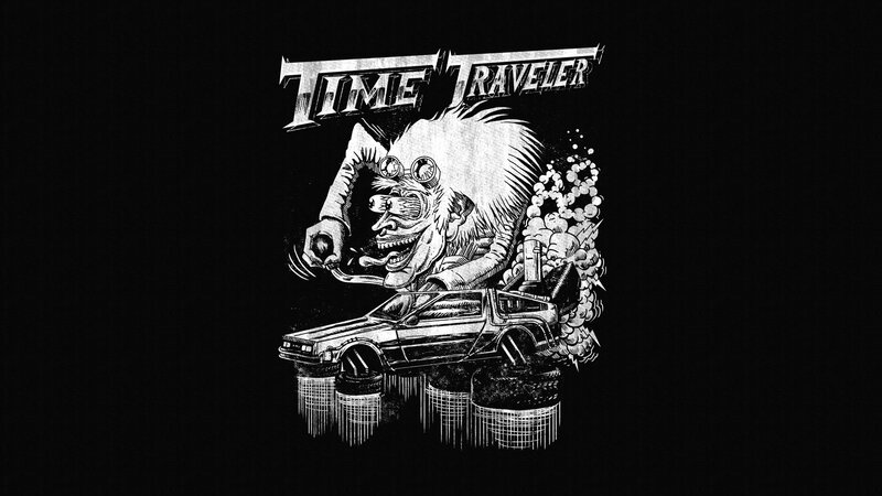 Time Traveler with Car