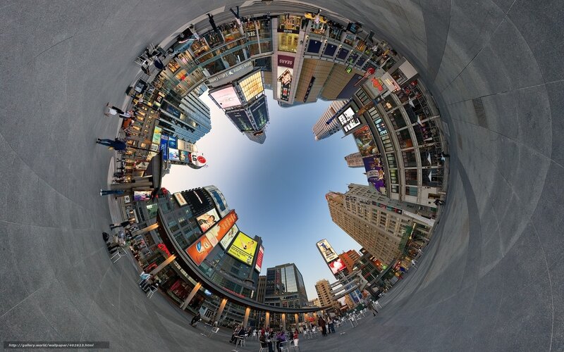 Times Square 360-degree view