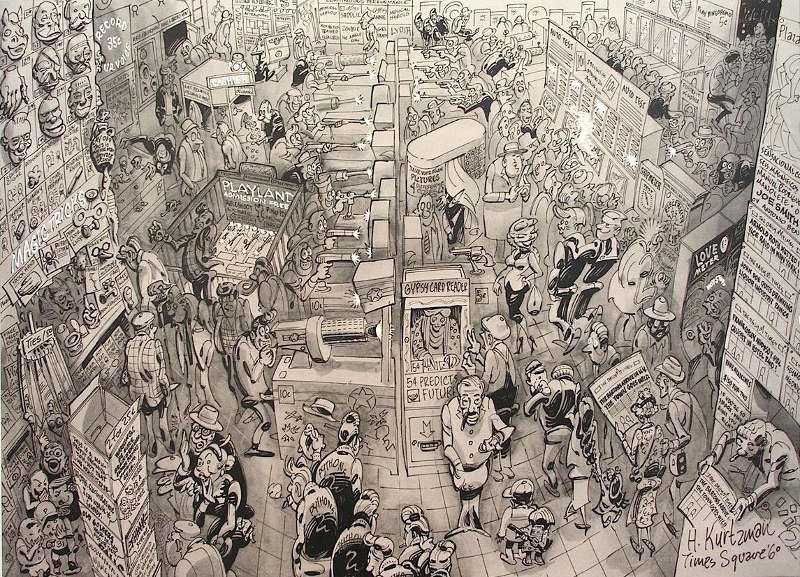 Times Square arcade scene