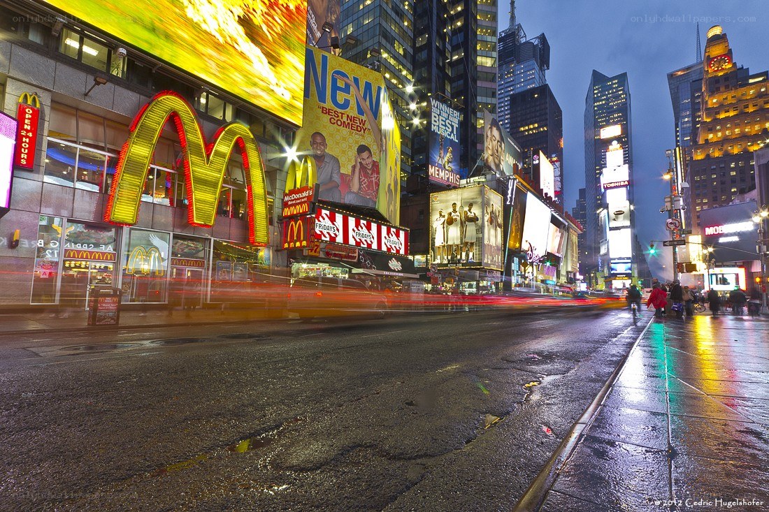 Times Square at night