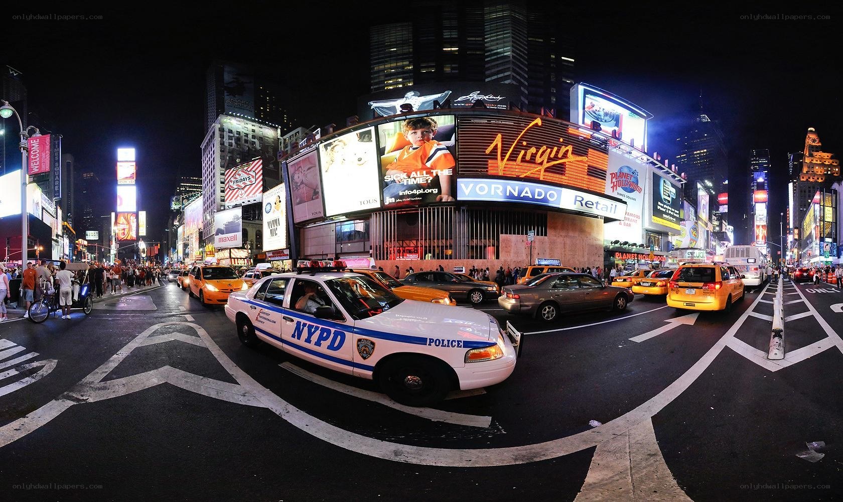 Times Square at night