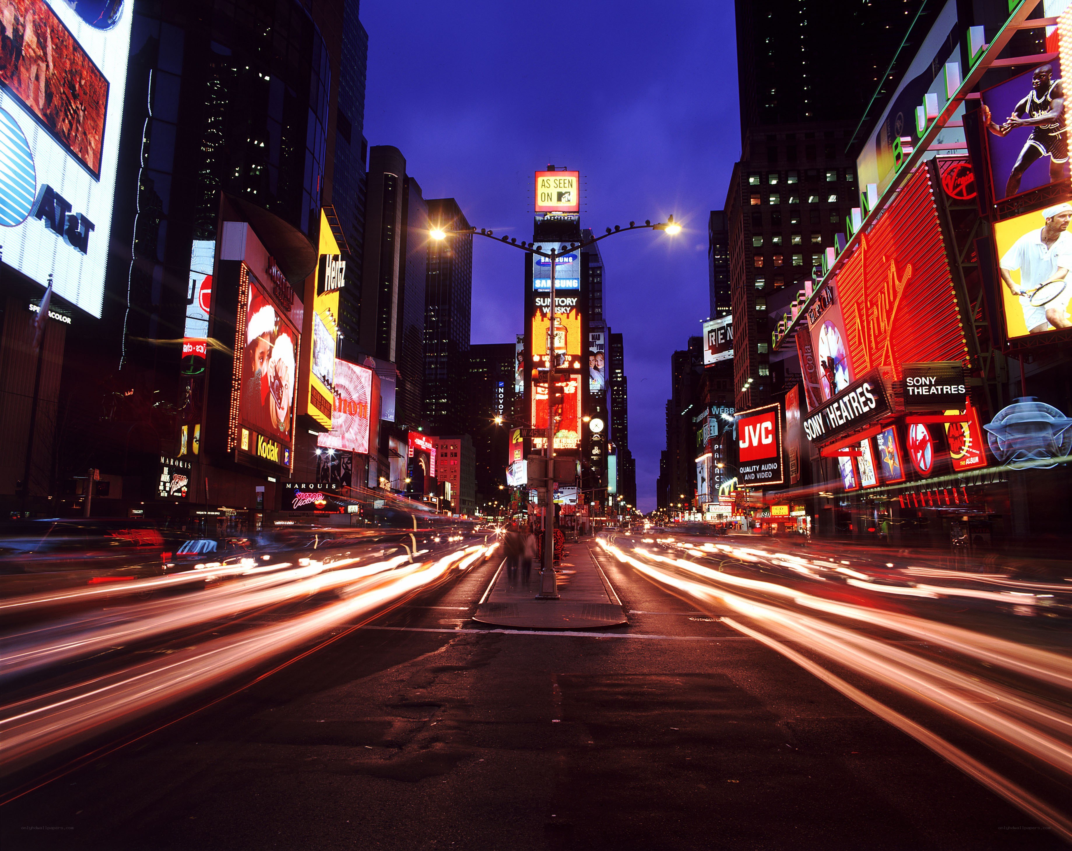 Times Square at night