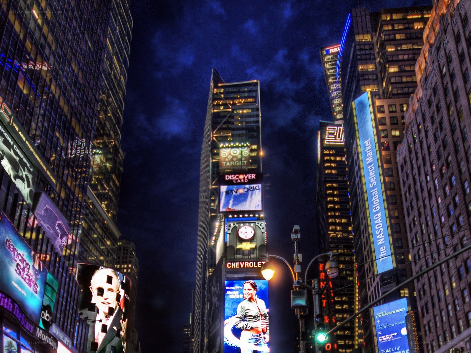 Times Square at night